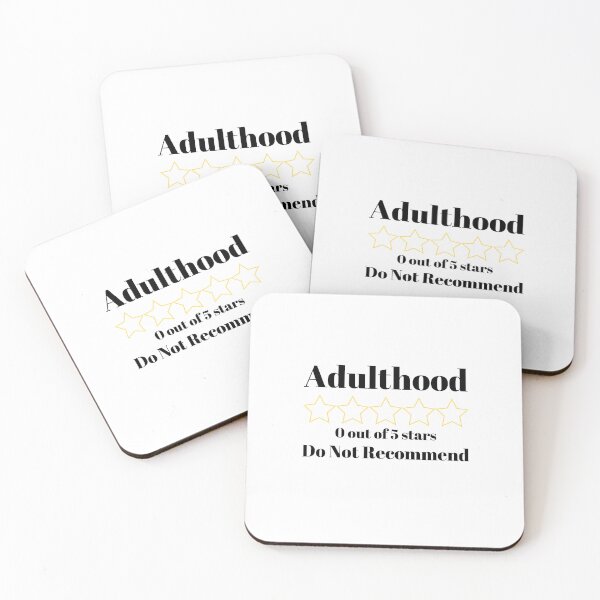 Item preview, Adulthood zero stars designed and sold by Etkennedy.
