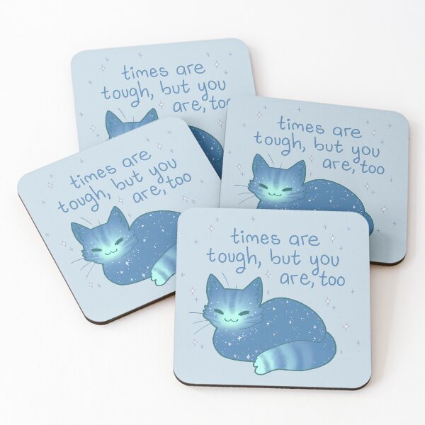 Item preview, "Times Are Tough, But You Are, Too" Soft Cat Loaf designed and sold by thelatestkate.
