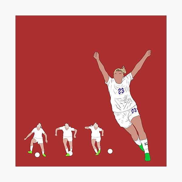 Item preview, Alessia Russo Backheel Nutmeg Goal Celebration England Euros designed and sold by Hevding.