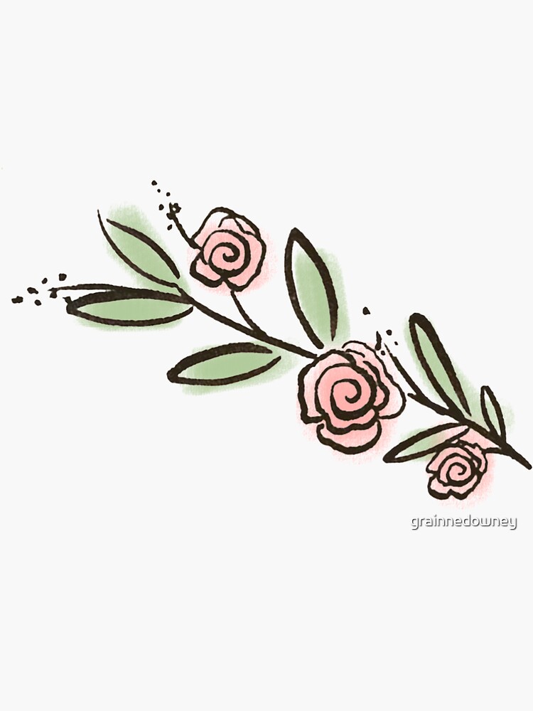 Roses Sticker by grainnedowney