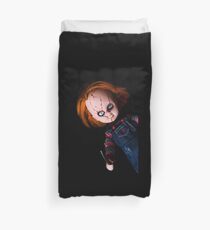 Evil Horror Doll Duvet Cover