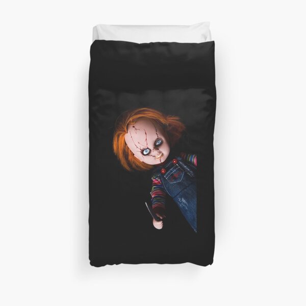 Evil Horror Doll Duvet Cover