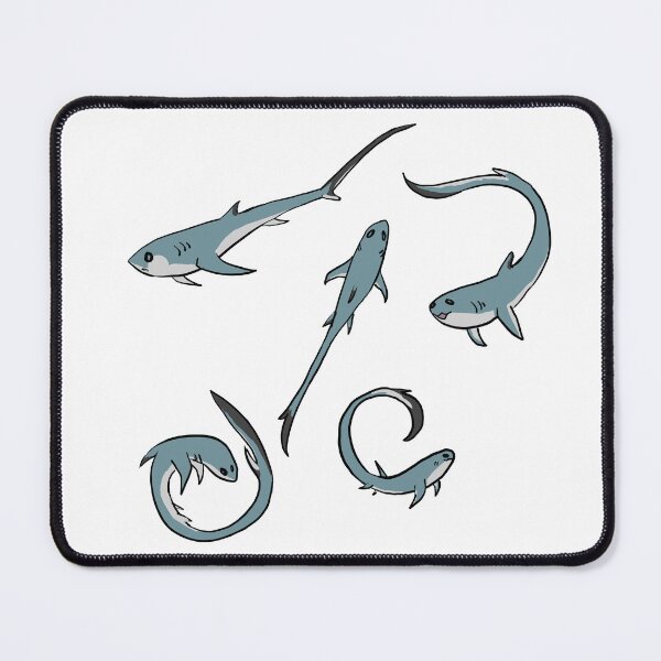 Item preview, Happy Little Thresher Sharks designed and sold by CatellaArs.