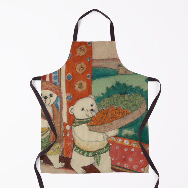 Item preview, Teddy Bears Shopping For Groceries in India ukiyo-e designed and sold by Parag's Travel Shop.