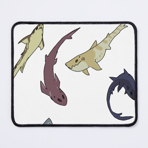 Item preview, Happy Little Dogfish Sharks designed and sold by CatellaArs.