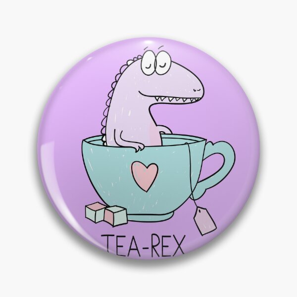 Item preview, 'Tea-Rex' Illustration designed and sold by Yuki Shop.