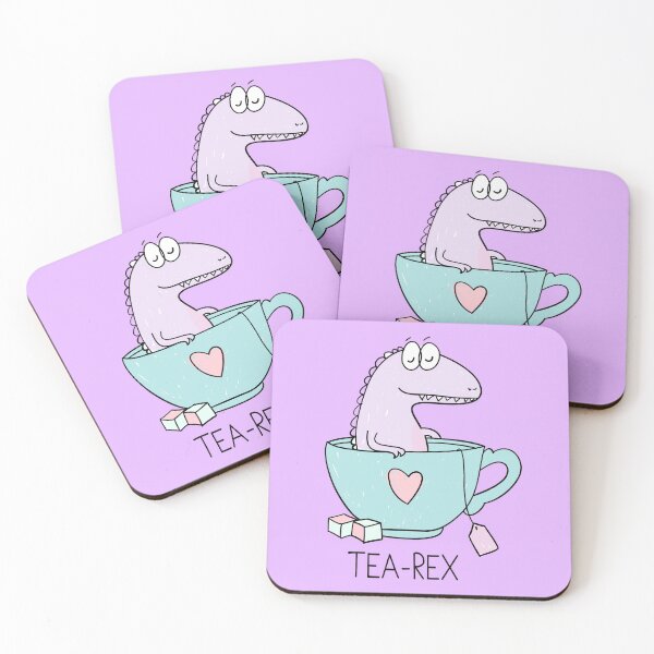 Item preview, 'Tea-Rex' Illustration designed and sold by Yuki Shop.