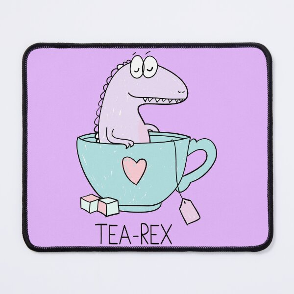 Item preview, 'Tea-Rex' Illustration designed and sold by Yuki Shop.