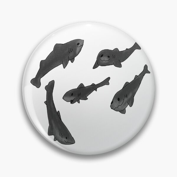 Item preview, Happy Little Greenland Sharks designed and sold by CatellaArs.