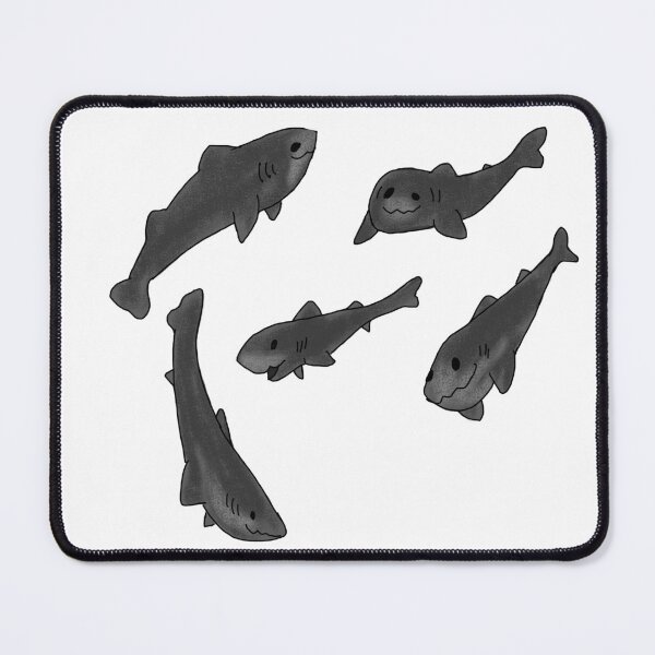 Item preview, Happy Little Greenland Sharks designed and sold by CatellaArs.
