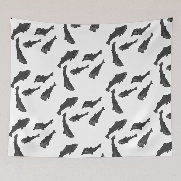 Item preview, Happy Little Greenland Sharks designed and sold by CatellaArs.
