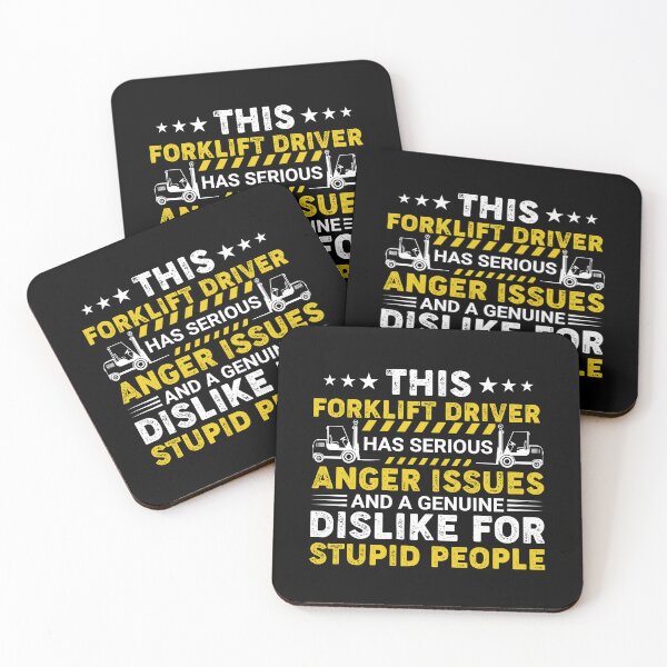 Item preview, This Forklift Driver Has serious anger issues and a genuine dislike for stupid people, funny forklift driver designed and sold by mdnrsakib.