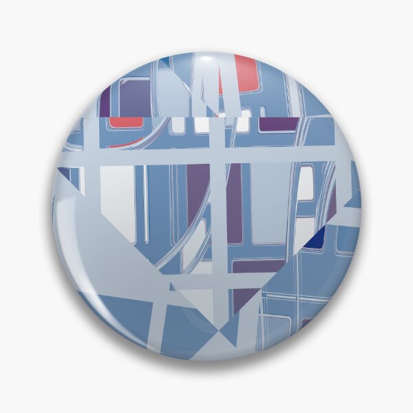 Item preview, Light Blue and Gray Complex Geometric Collage designed and sold by Gingezel.