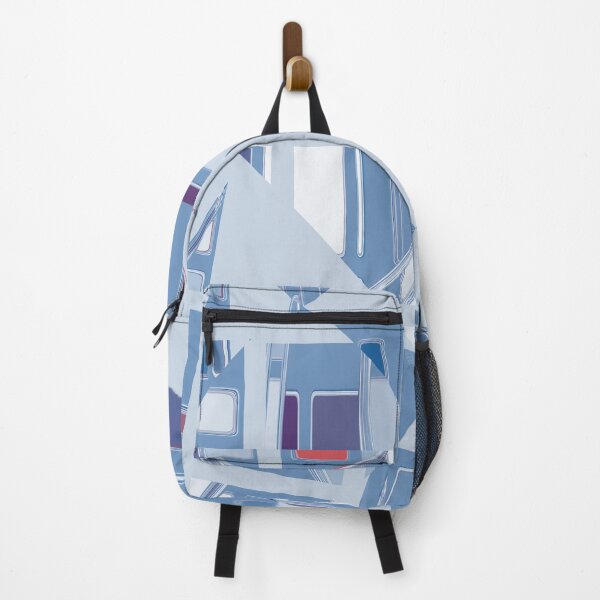 Item preview, Light Blue and Gray Complex Geometric Collage designed and sold by Gingezel.