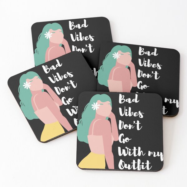 Item preview, Bad Vibes Don't Go With My Outfit | Girls Power | Women Empowerment designed and sold by rebel-store21.