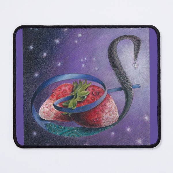 Item preview, S Monogram with Sugared Strawberries and Stars in a Purple Sky - "S is for Sonya" designed and sold by Carye VanDerPol Mahoney.