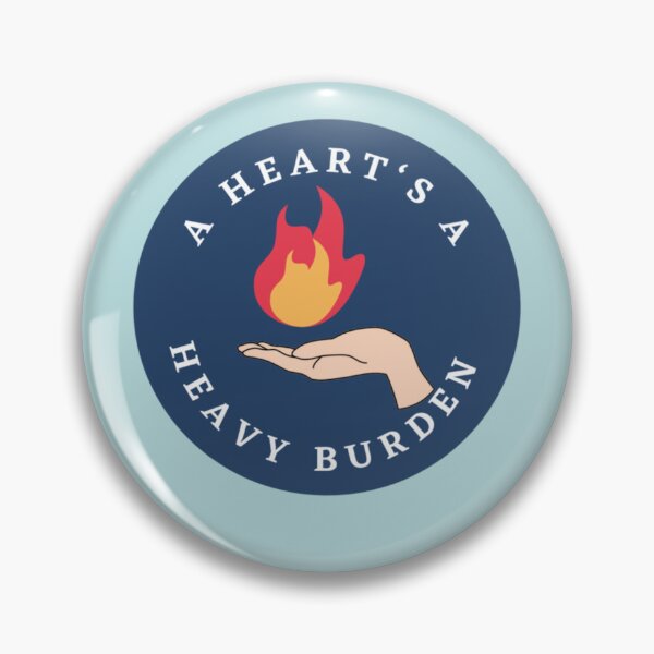 Item preview, A heart's a heavy burden, howls moving castle --- calcifer designed and sold by keysergalonv.
