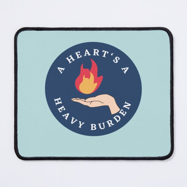 Item preview, A heart's a heavy burden, howls moving castle --- calcifer designed and sold by keysergalonv.