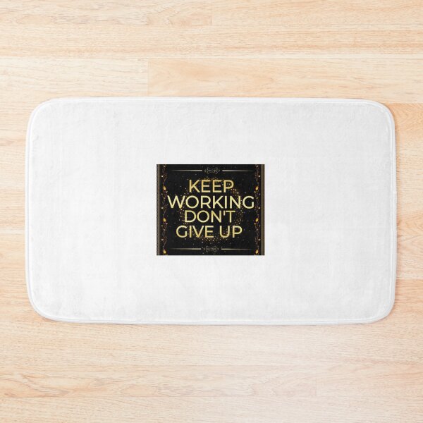 Item preview, Short Words KEEP WORKING DON'T GIVE UP  designed and sold by Benix.