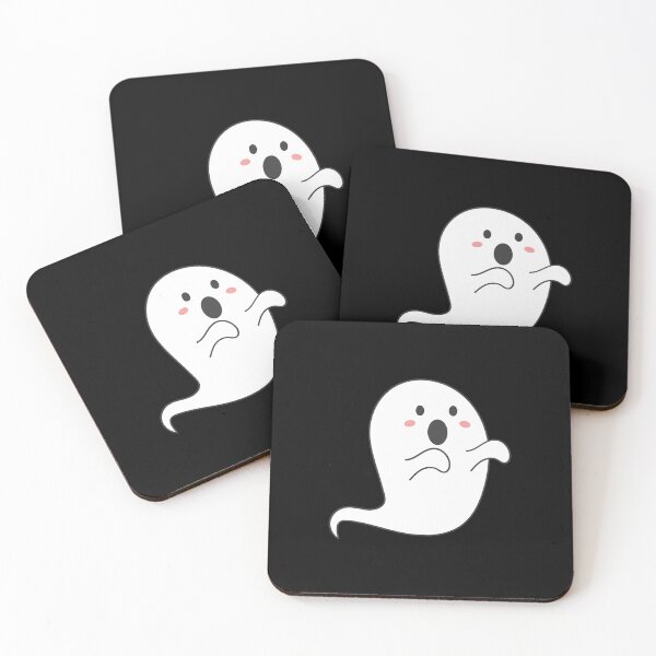 Item preview, CUTE KAWAII HAPPY GHOST designed and sold by PotluckPrints.