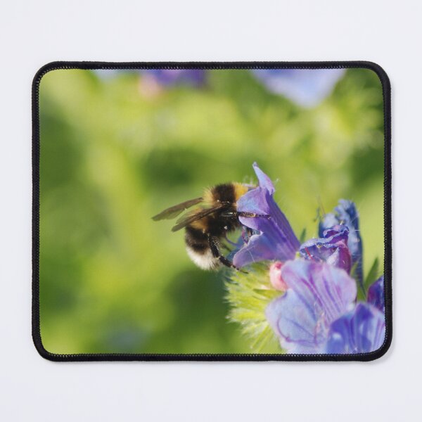 Item preview, Fluffy busy bumblebee on purple flower designed and sold by TavStone.