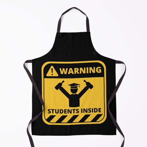 Item preview, Warning Students Inside - Human Warning Label designed and sold by TeeBeesDesign.