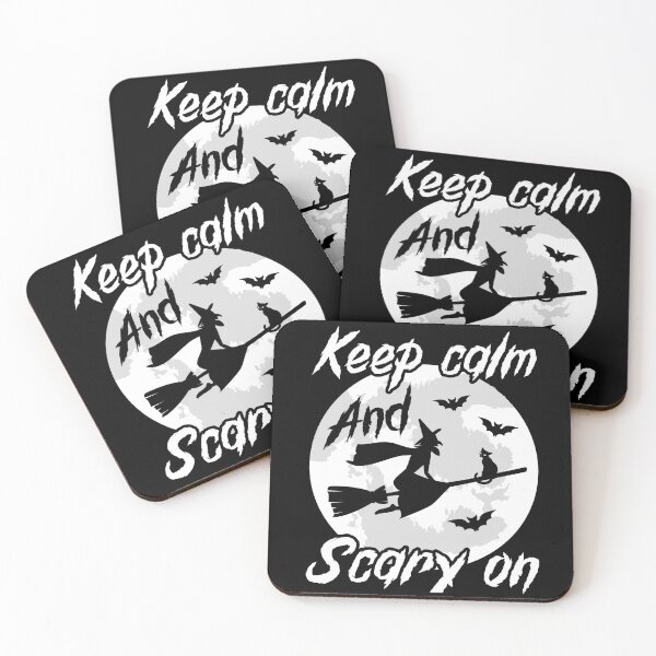 Item preview, KEEP CALM AND SCARY ON HALLOWEEN designed and sold by lukas69graphic.