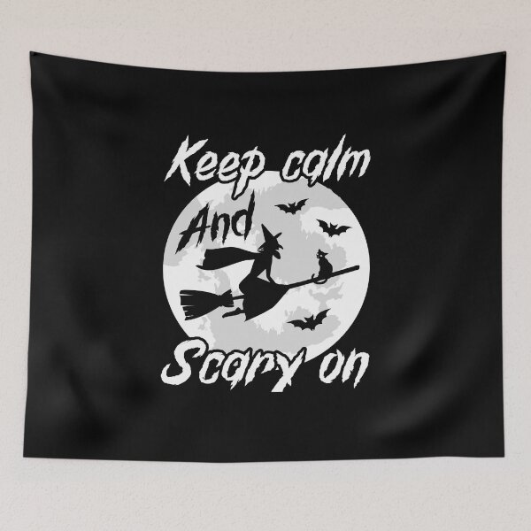 Item preview, KEEP CALM AND SCARY ON HALLOWEEN designed and sold by lukas69graphic.