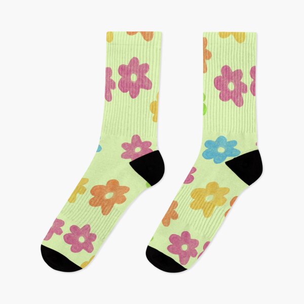 Item preview, Retro hand drawn flowers designed and sold by Denisse diseno.