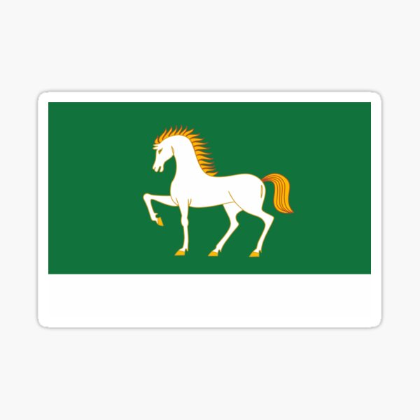 "Flag of Abzelilovsky Rayon, Republic of Bashkortostan, Russia" Sticker ...
