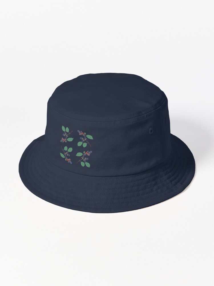 blackberry purple berry fruit' Bucket Hat