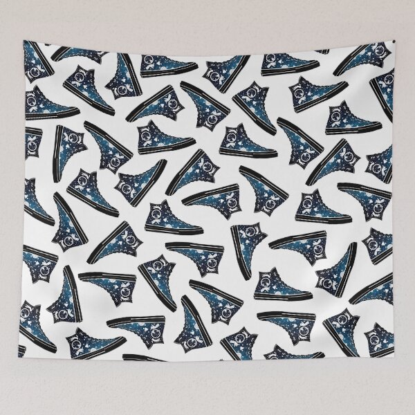 Item preview, Space Converse Illustration blue designed and sold by MickeyEdwards.