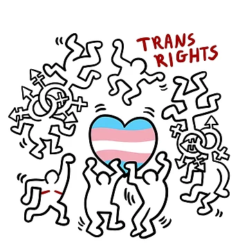 Artwork thumbnail, Trans Rights! by Andreas L. @rejka
