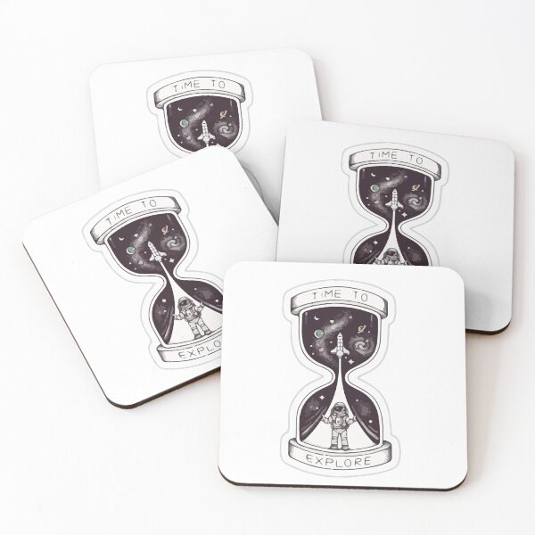 Item preview, Space Hourglass Illustration designed and sold by CartheArtwork.