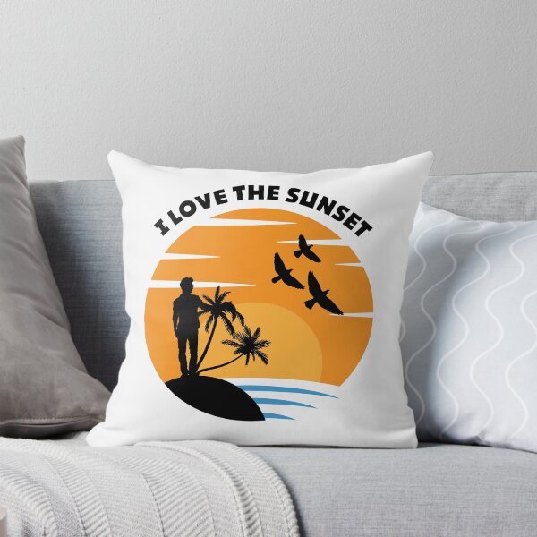 Item preview, Sunset On A Beach With Palm Trees designed and sold by Diverseideas.