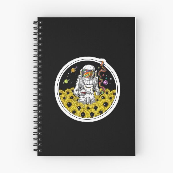Item preview, Astronaut in  Floral Space Cool Galaxy Illustration  designed and sold by CartheArtwork.