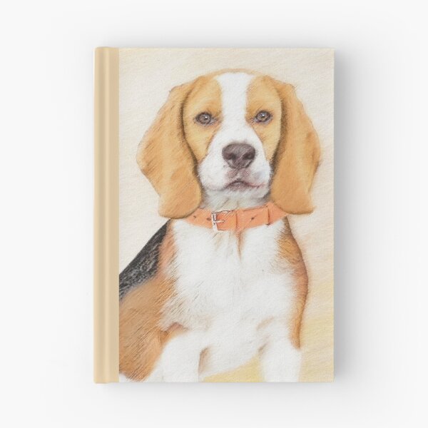 Item preview, Beagle Painting - Cute Original Dog Art designed and sold by alpendesigns.