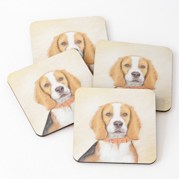 Item preview, Beagle Painting - Cute Original Dog Art designed and sold by alpendesigns.
