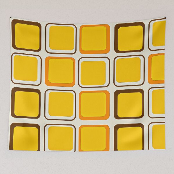 Item preview, Yellow square pattern designed and sold by Creator's Gate.