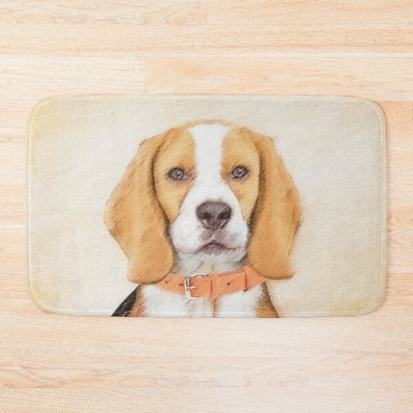 Item preview, Beagle Painting - Cute Original Dog Art designed and sold by alpendesigns.