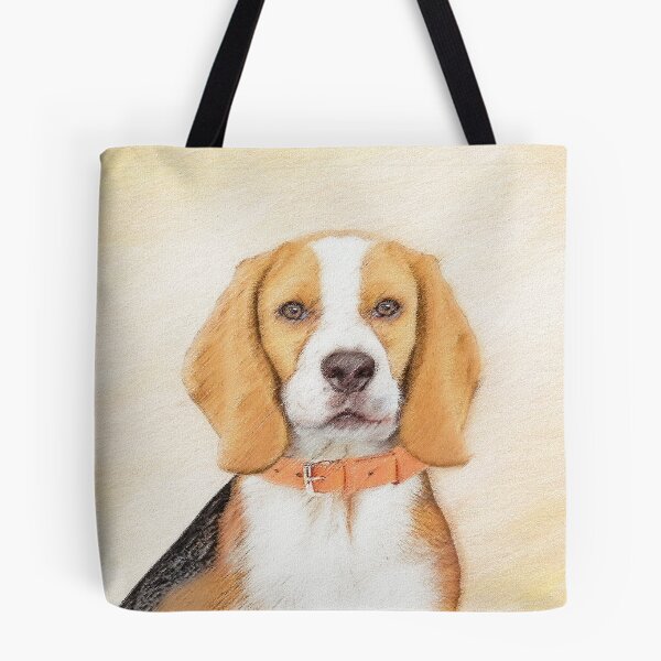 Item preview, Beagle Painting - Cute Original Dog Art designed and sold by alpendesigns.
