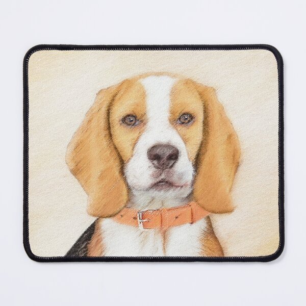 Item preview, Beagle Painting - Cute Original Dog Art designed and sold by alpendesigns.