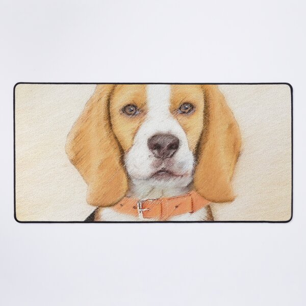 Item preview, Beagle Painting - Cute Original Dog Art designed and sold by alpendesigns.