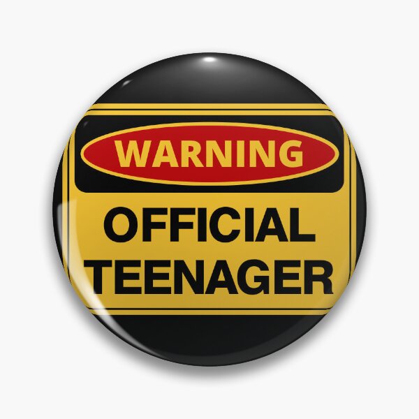 Item preview, Warning Official Teenager - Human Warning Label designed and sold by TeeBeesDesign.