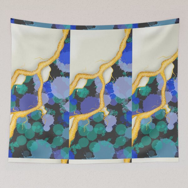 Item preview, Marble, pattern gold divide designed and sold by Bailey Swinney.