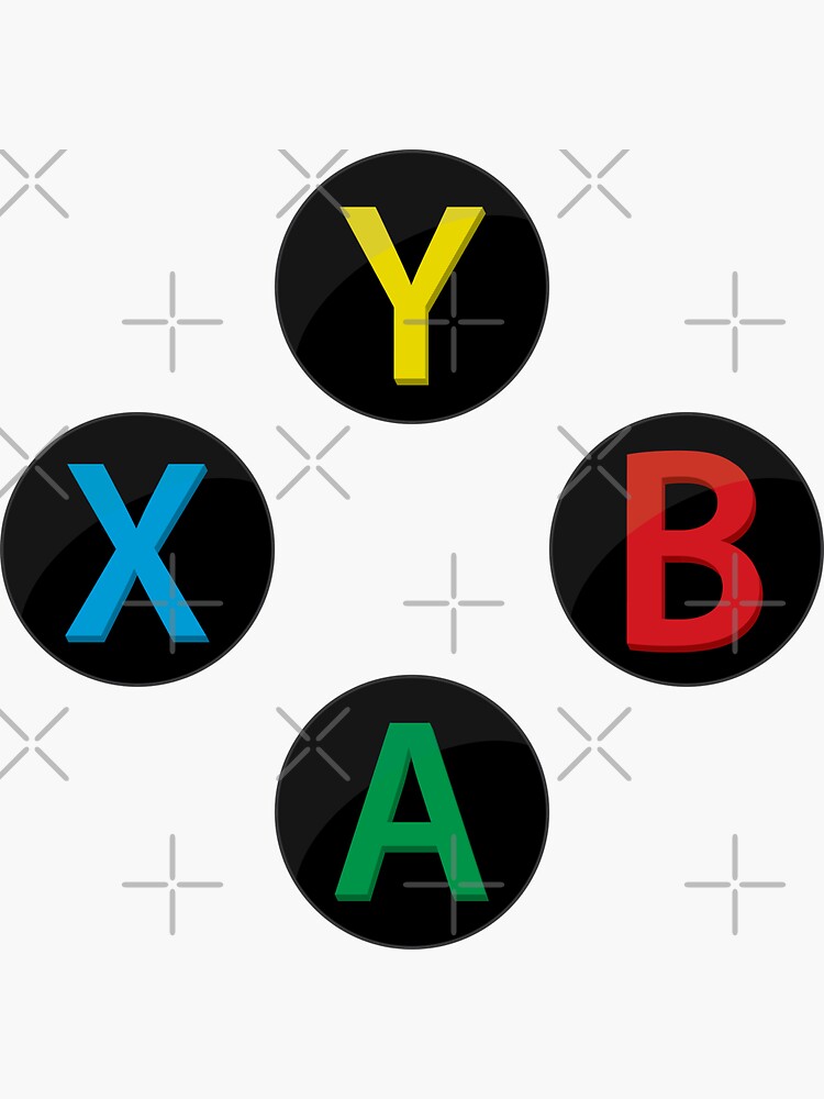 xbox-buttons-sticker-for-sale-by-biochao-redbubble