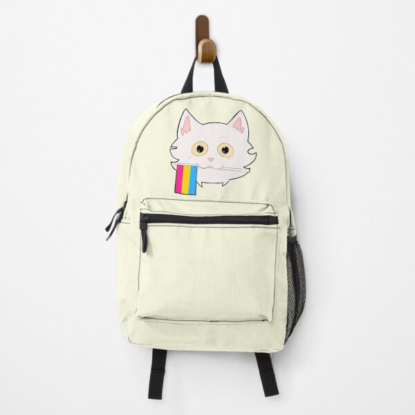 Item preview, Cat with the Pansexual Pride Flag designed and sold by moosharna.