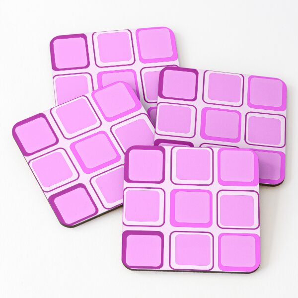 Item preview, pink square pattern designed and sold by Creator's Gate.