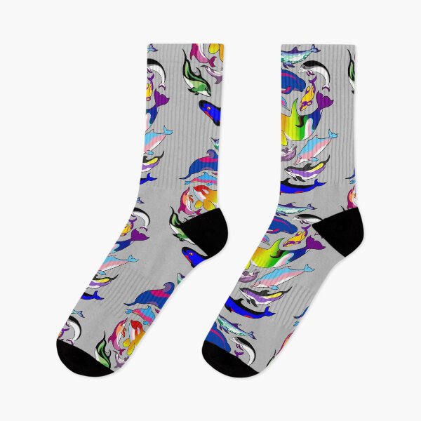Item preview, pride dolphins designed and sold by PigeonGryphon.