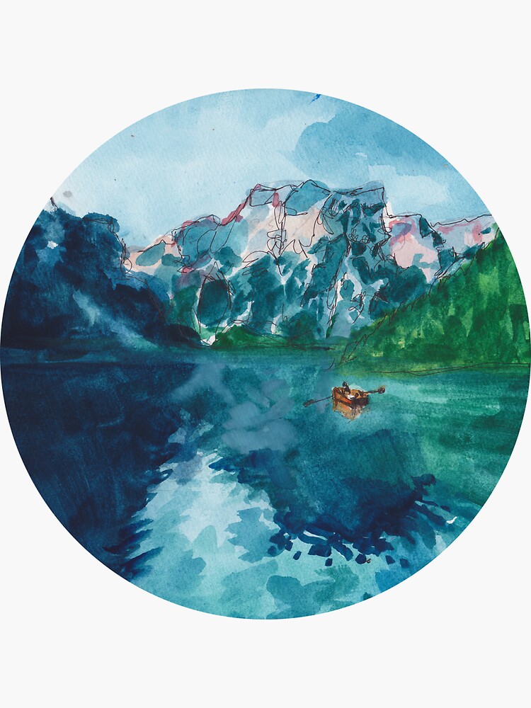 lake nature scene (with boat!!!) by dianalea
